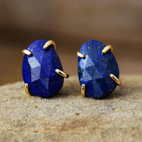 Thumbnail for Faceted Labradorite Earrings-Your Soul Place
