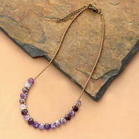 Thumbnail for Provence Amethyst Beads Necklace-Your Soul Place