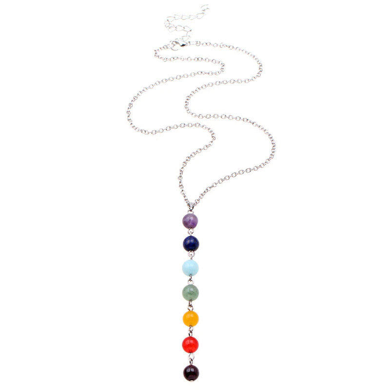 7 Chakra Energy Healing Beads Necklace