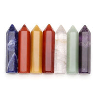 Thumbnail for 7 Chakra Reiki Hexagonal Crystal Wands-Your Soul Place