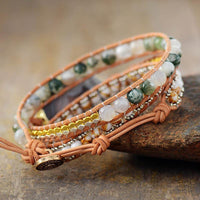 Thumbnail for Clear Water Agate Wrap Bracelet-Your Soul Place