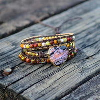 Thumbnail for Secret Flowers Sea Imperial Jasper Wrap Bracelet-Your Soul Place