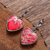 Thumbnail for Sincerity Heart Drop Earrings-Your Soul Place