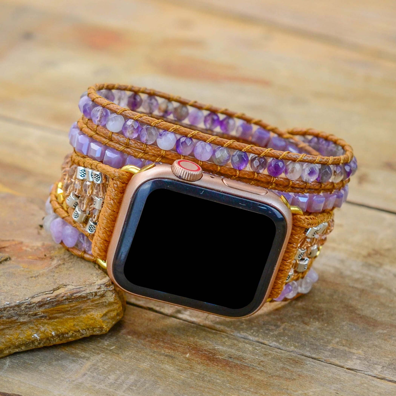 The Fearless Amethyst Apple Watch Strap-Your Soul Place