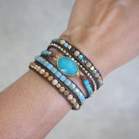 Thumbnail for The Positivity Amazonite Wrap Bracelet-Your Soul Place
