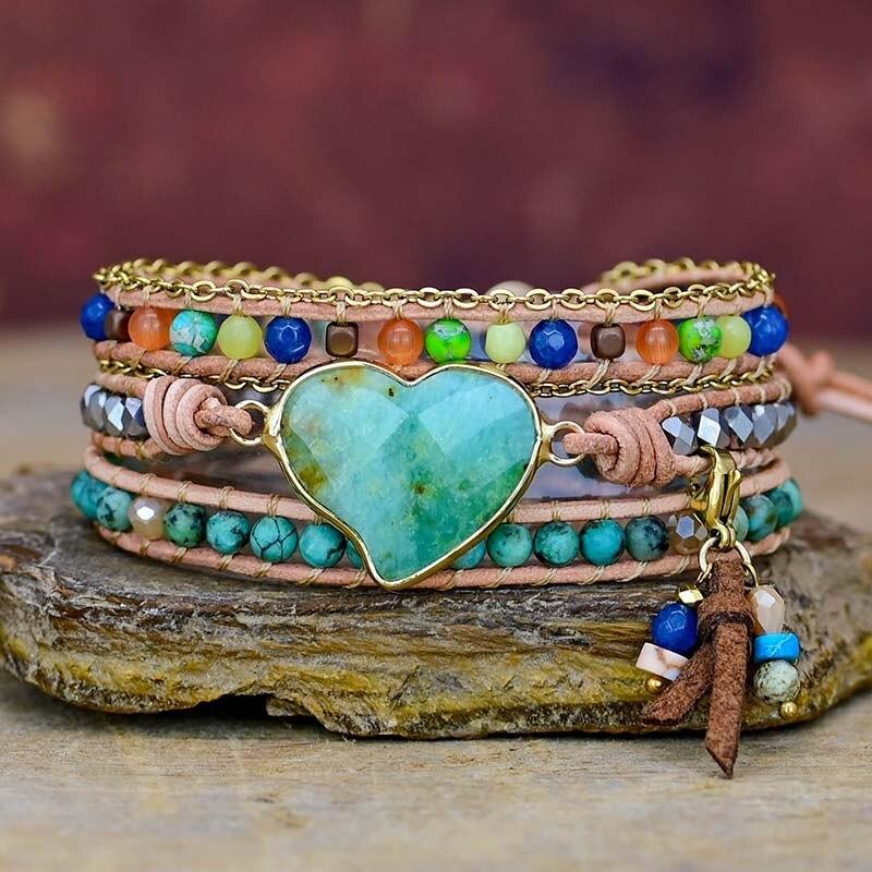 Everlasting Love Jade Wrap Bracelet-Your Soul Place