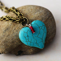 Thumbnail for Heart's Journey Turquoise Necklace-Your Soul Place