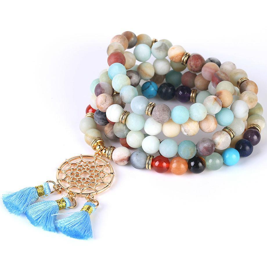 108 Bead Dreamcatcher Bracelet/Necklace-Your Soul Place