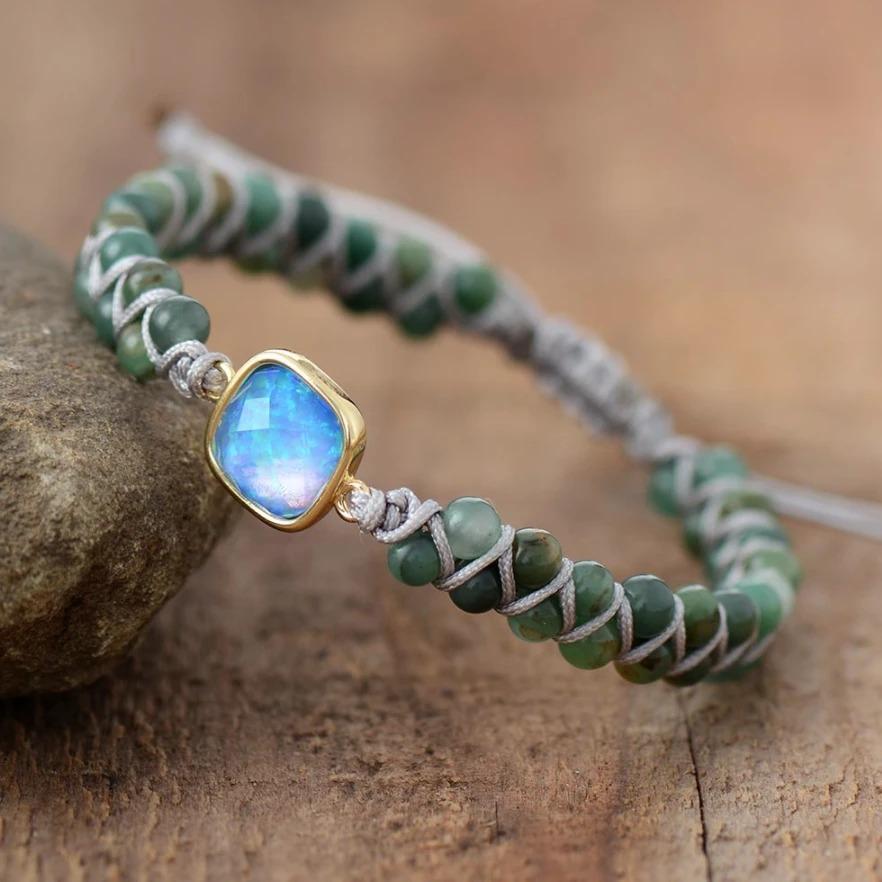 Blue Opal Friendship Bracelet-Your Soul Place