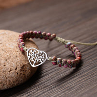 Thumbnail for Tree Of Life African Red Jasper Bracelet-Your Soul Place