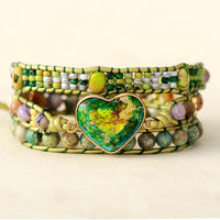 Thumbnail for Love Nature Jasper Wrap Bracelet-Your Soul Place