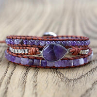 Thumbnail for The Fearless Amethyst Wrap Bracelet-Your Soul Place