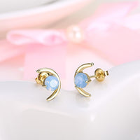 Thumbnail for Opal Moon Stud Earrings-Your Soul Place
