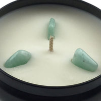 Thumbnail for Amazonite Crystal Infused Soy Wax Candle-Your Soul Place
