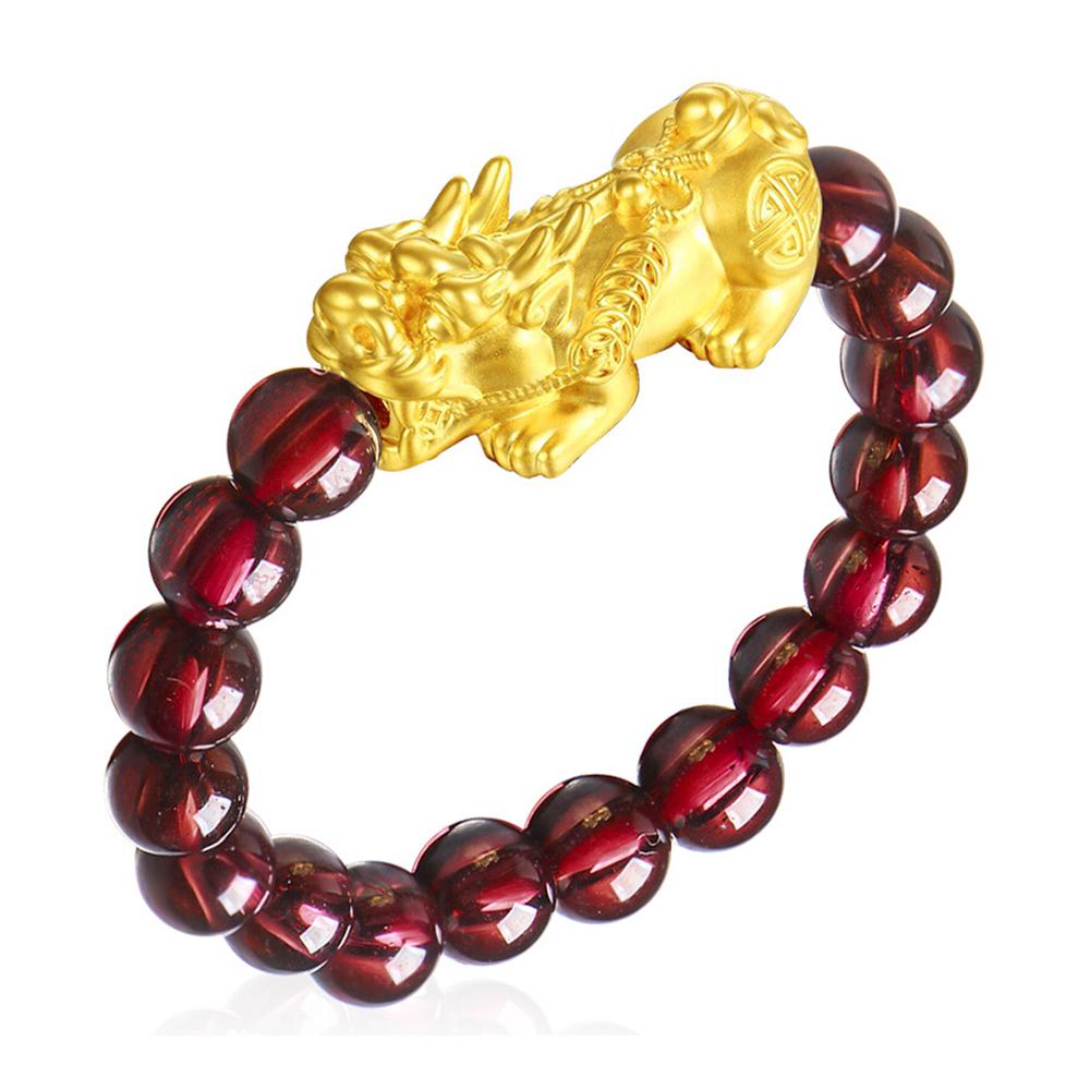 Red Garnet Pixiu Fortune Ring-Your Soul Place