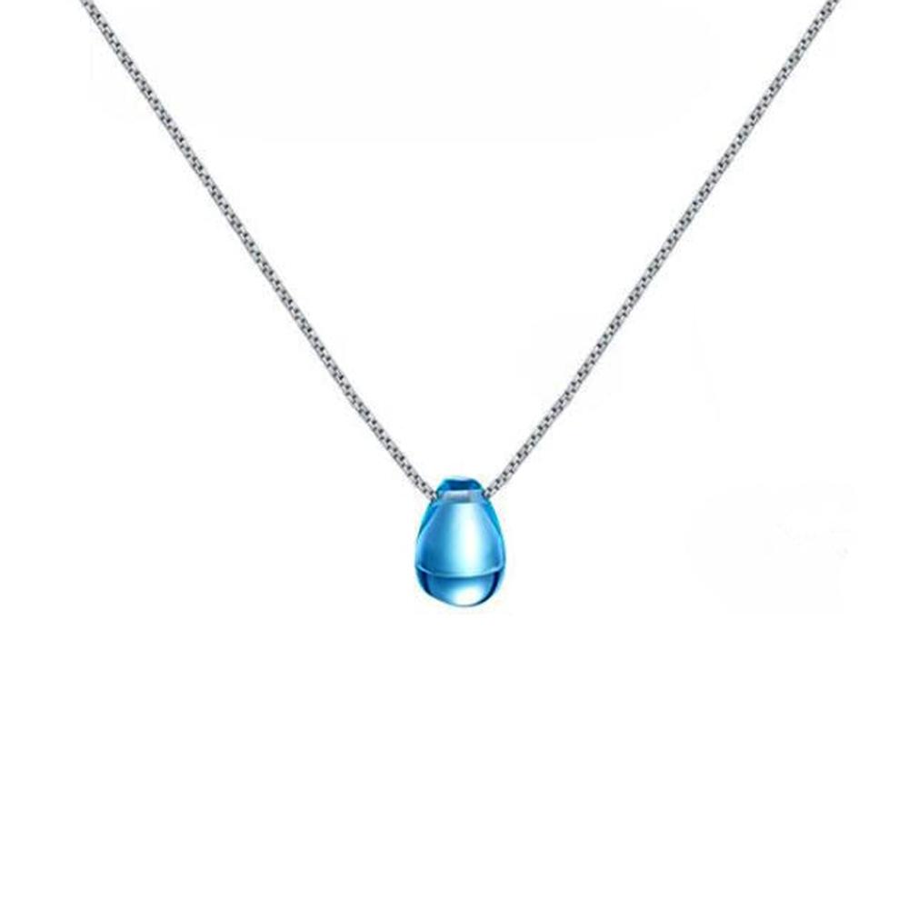 Crystal Ocean Drop Purification Clavicle Necklace-Your Soul Place