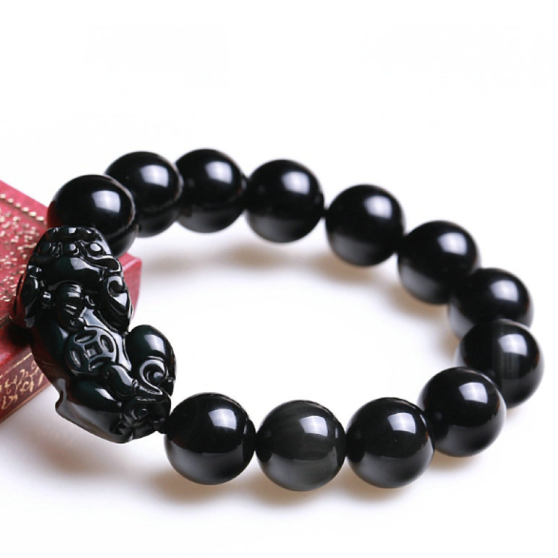 Limited edition pi yao deals obsidian wealth bracelet
