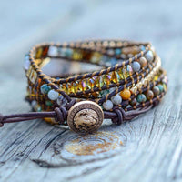 Thumbnail for Moonlight Goddess Agate Wrap Bracelet-Your Soul Place