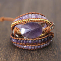 Thumbnail for Amethyst Imperial Wrap Bracelet-Your Soul Place