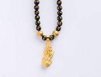Thumbnail for Feng Shui Black Obsidian Wealth Necklace