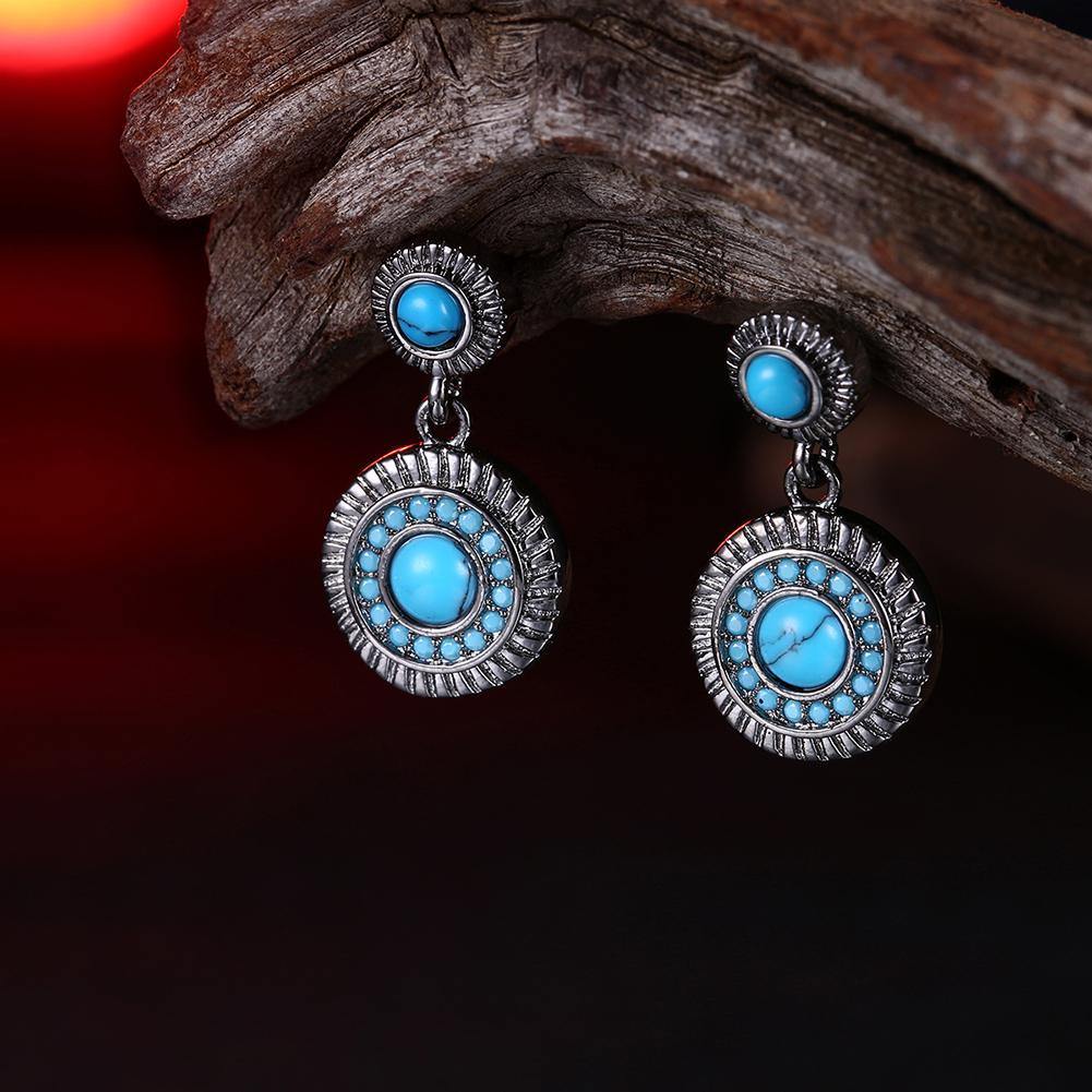 Boho Style Turquoise Earrings-Your Soul Place