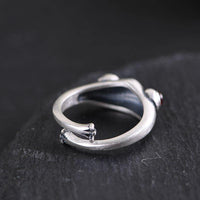 Thumbnail for Tibetan Silver Fertility Frog Ring-Your Soul Place
