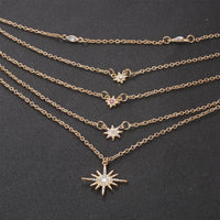 Thumbnail for Celestial Stars Layered Necklace-Your Soul Place