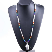 Thumbnail for Chakra White Howlite 108 Mala Beads Bracelet-Your Soul Place