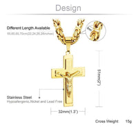 Thumbnail for Crucifix Cross Pendant Necklace-Your Soul Place