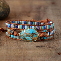 Thumbnail for Turquoise Lioness Energy Bracelet-Your Soul Place