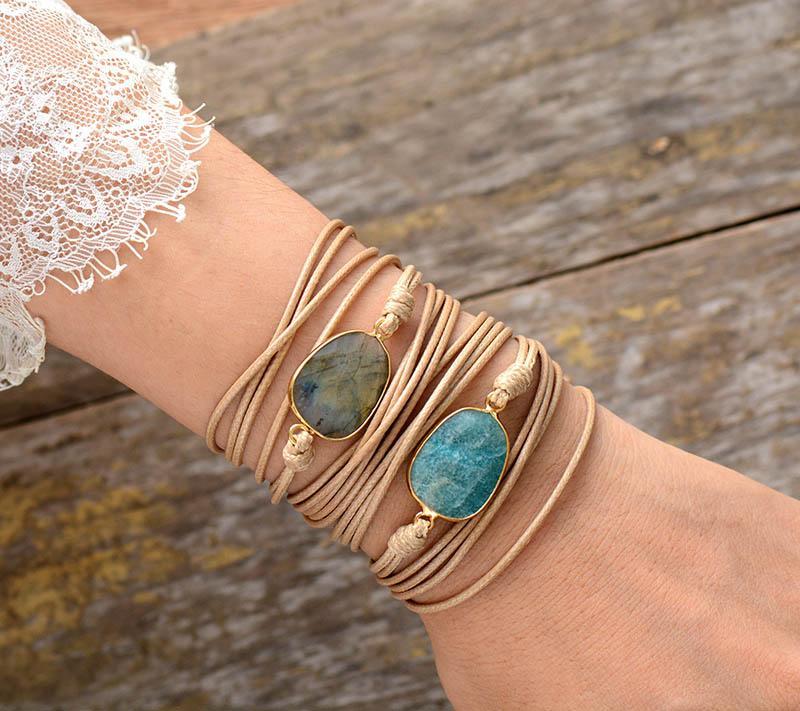 Amazonite Wrap Bracelet-Your Soul Place