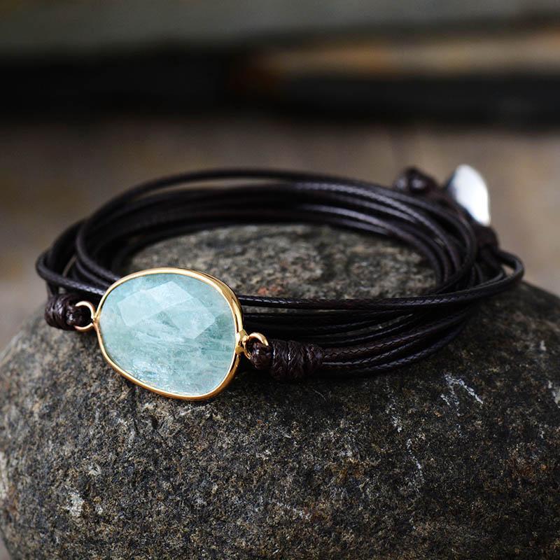 Amazonite Wrap Bracelet-Your Soul Place