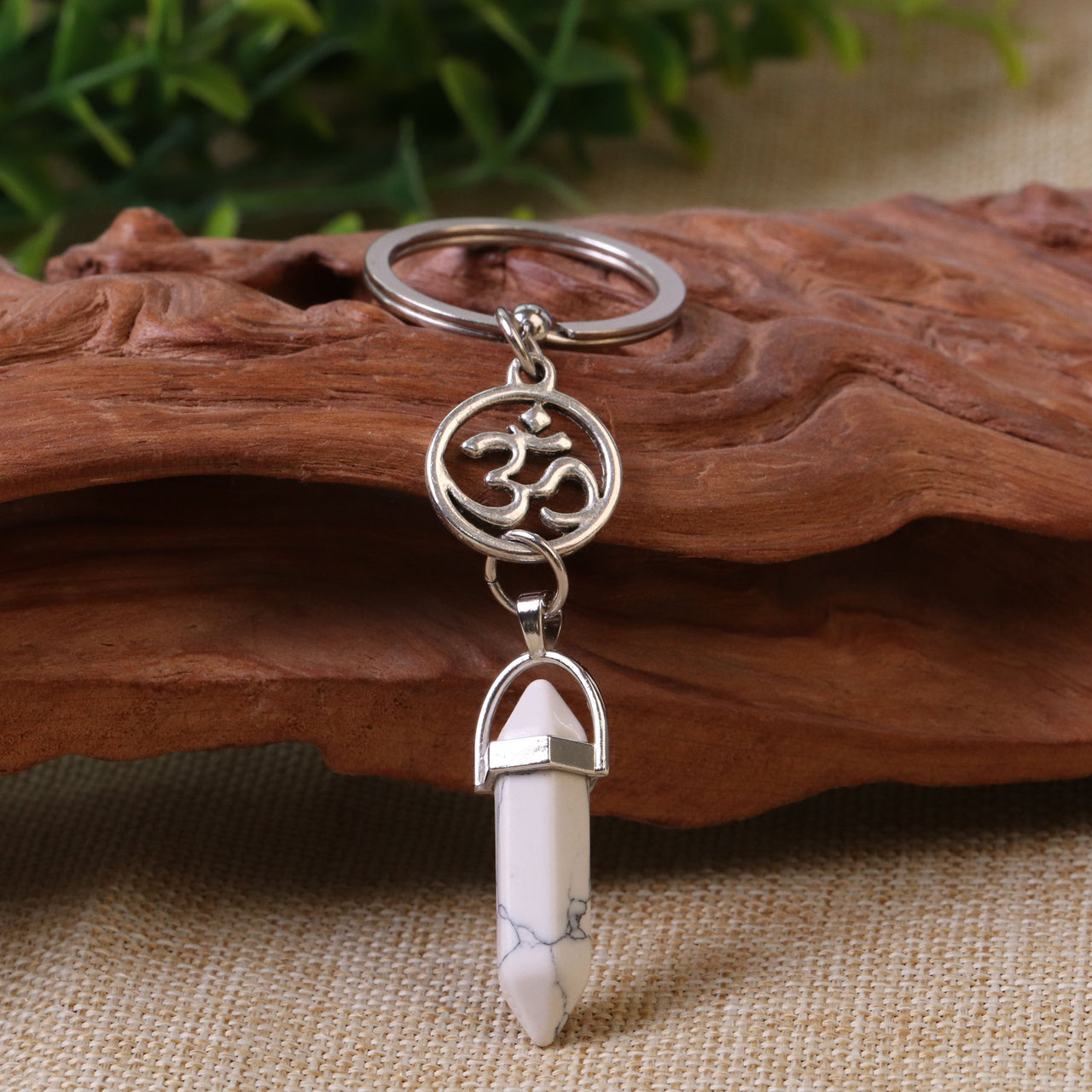 Life Force Om Crystal Keychain-Your Soul Place