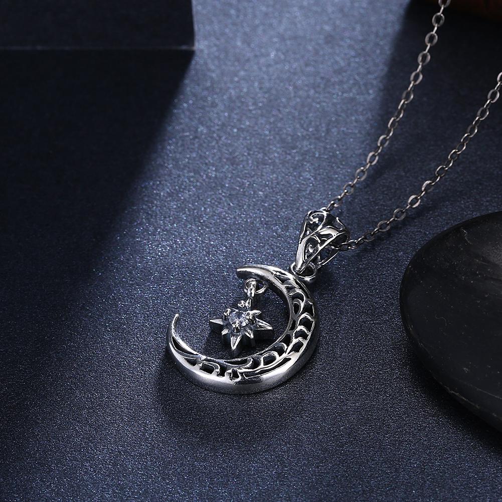 Moon Goddess Sterling Silver Necklace-Your Soul Place