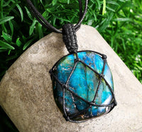 Thumbnail for Dragons Heart Labradorite Necklace-Your Soul Place