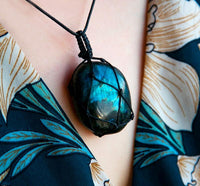 Thumbnail for Dragons Heart Labradorite Necklace-Your Soul Place