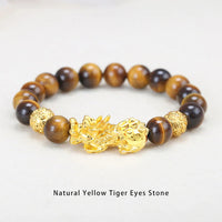Thumbnail for Tiger Eye Pixiu Wealth Bracelet