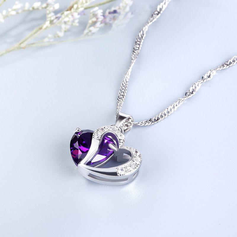 Heart Cut Sterling Silver Pendant Necklace-Your Soul Place