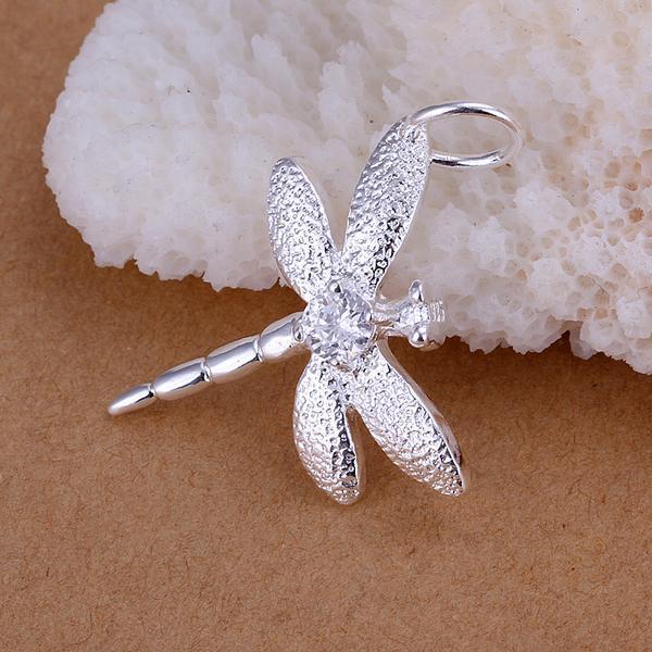 Dragonfly White Gold Necklace-Your Soul Place