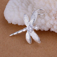 Thumbnail for Dragonfly White Gold Necklace-Your Soul Place