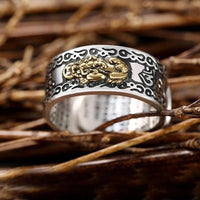 Thumbnail for Lucky Feng Shui Pixiu Wealth & Protection Ring