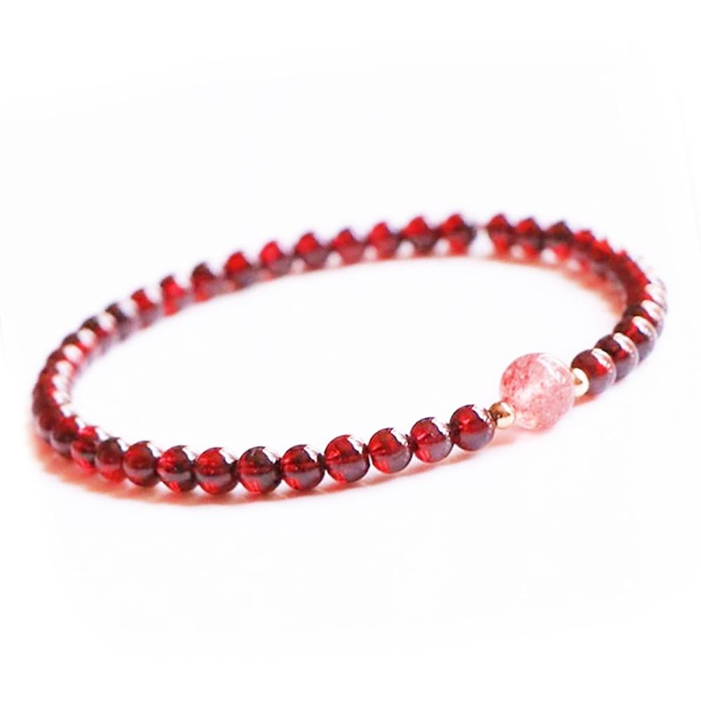 Natural Garnet Lucky Charm Healing Bracelet (Limited Edition)-Your Soul Place
