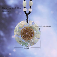 Thumbnail for Amazonite Reiki Orgonite Energy Necklace-Your Soul Place