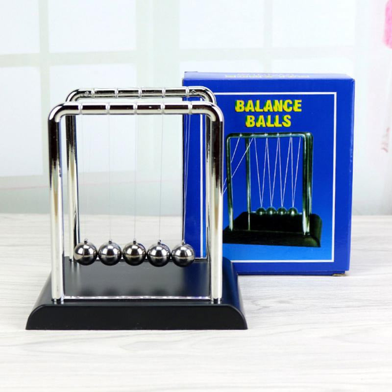 Perpetual Motion Newton's Cradle Pendulum Balance Balls