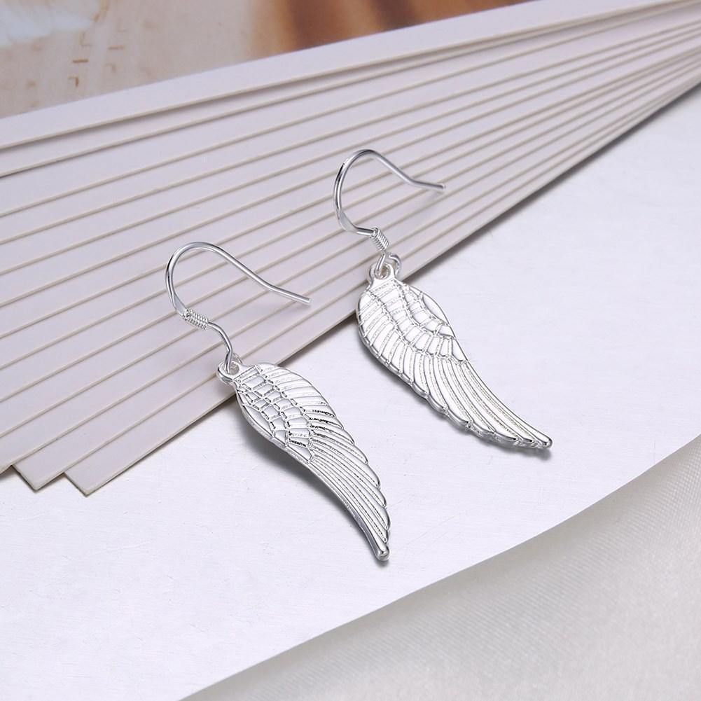 Angel Wings Drop Earrings-Your Soul Place