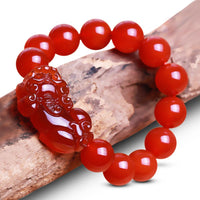 Thumbnail for Red Agate Pixiu Wealth Bracelet-Your Soul Place