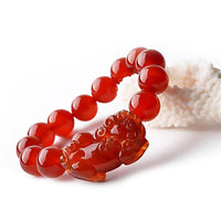 Thumbnail for Red Agate Pixiu Wealth Bracelet-Your Soul Place