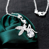 Thumbnail for Enchanting Fairy White Gold Necklace-Your Soul Place