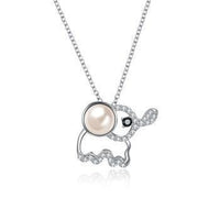 Thumbnail for Pearl Elephant Sterling Silver Necklace-Your Soul Place