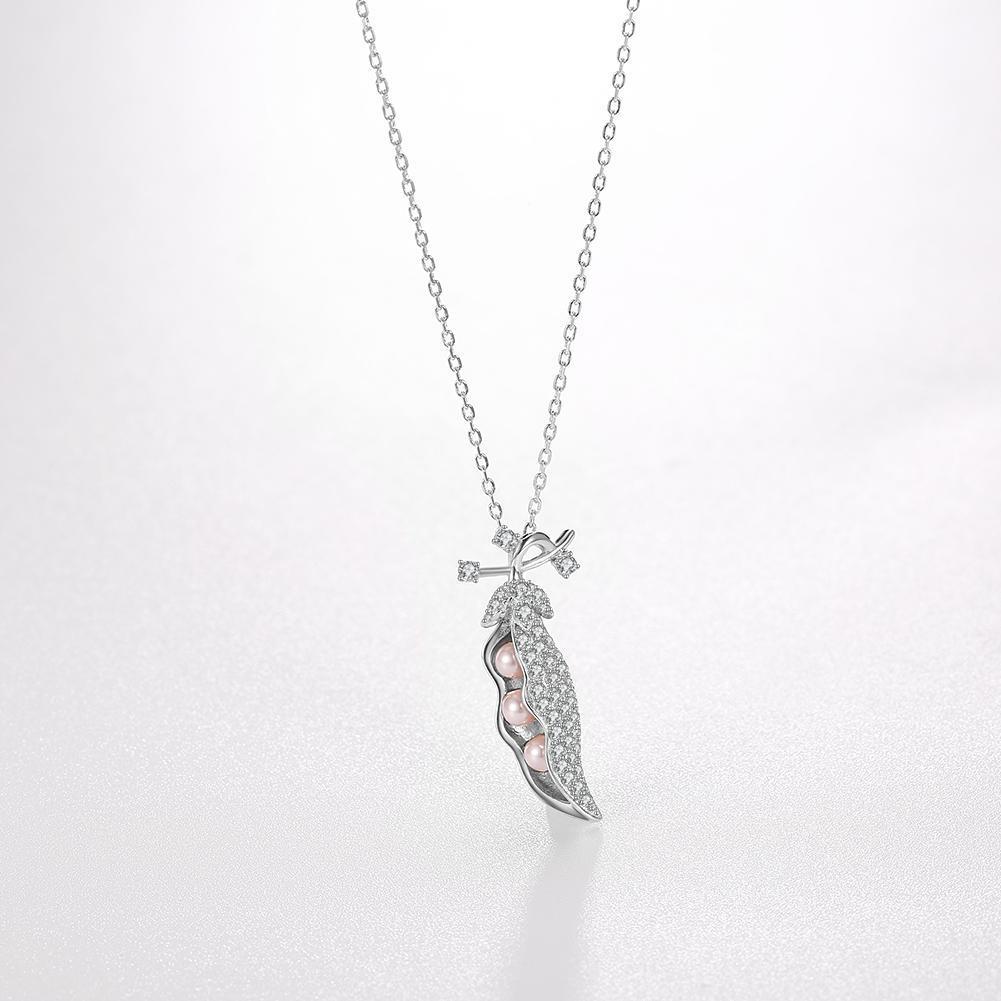 Pea Pod Sterling Silver Necklace-Your Soul Place